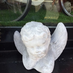 Cherub statue from ARD Heritage in Quarry Bank near Merry Hill Dudley West Midlands