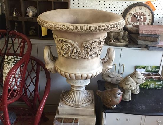 Urn with base from ARD Heritage in Quarry Bank near Merry Hill Dudley West Midlands